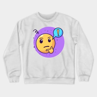 Think Emoji Crewneck Sweatshirt